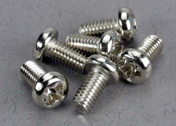 Traxxas 2558 - Screws 3x6mm roundhead machine (6)