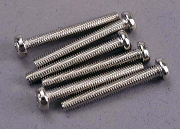 Traxxas 2567 - Screws 3x23mm roundhead machine (6)