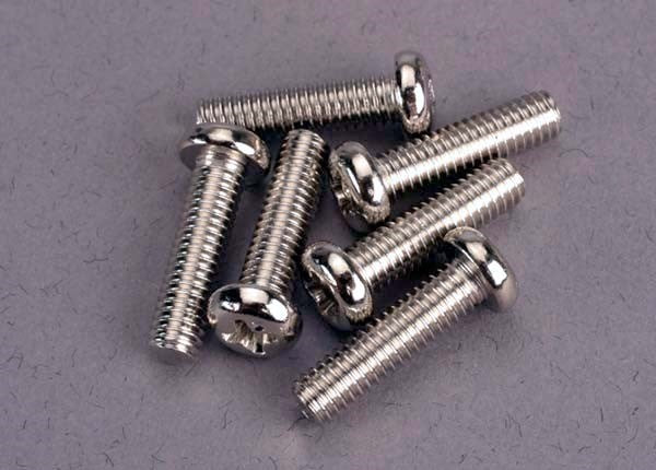 Traxxas 2573 - Screws 4X15Mm Roundhead Machine (6)