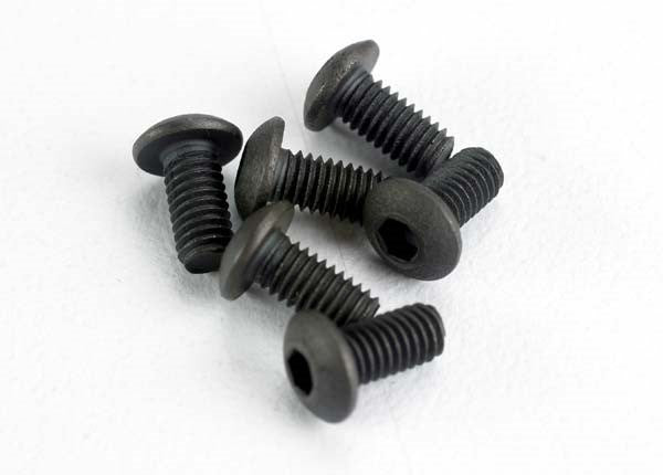 Traxxas 2575 - Screws 3x6mm button-head machine (hex drive) (6)