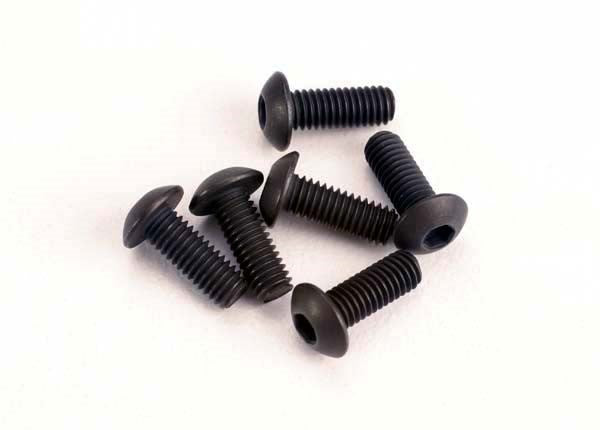 Traxxas 2576 - Screws 3x8mm button-head machine (hex drive) (6)