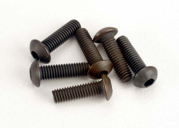 Traxxas 2577 - Screws 3x10mm button-head machine (hex drive) (6)