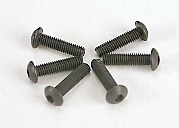 Traxxas 2578 - Screws 3x12mm button-head machine (hex drive) (6)