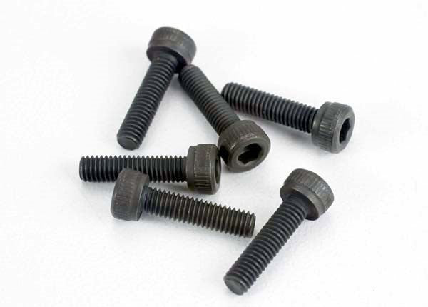 Traxxas 2584 - Head screws 3x12mm cap-head machine (hex drive) (6) (TRX 2.5 2.5R 3.3)