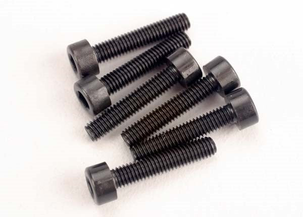 Traxxas 2586 - Screws 3x15mm cap-head machine (hex drive) (6)