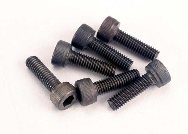 Traxxas 2587 - Screws 3x10mm caphead machine (6) (no washer)