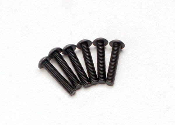 Traxxas 2589 - Screws 4x20mm button-head machine (hex drive) (6)