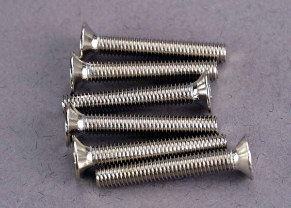 Traxxas 2590 - Screws 3X20Mm Countersunk Machine Screws (6)