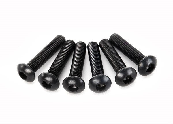 Traxxas 2593 - Screws 3x14mm button-head machine (hex drive) (6)