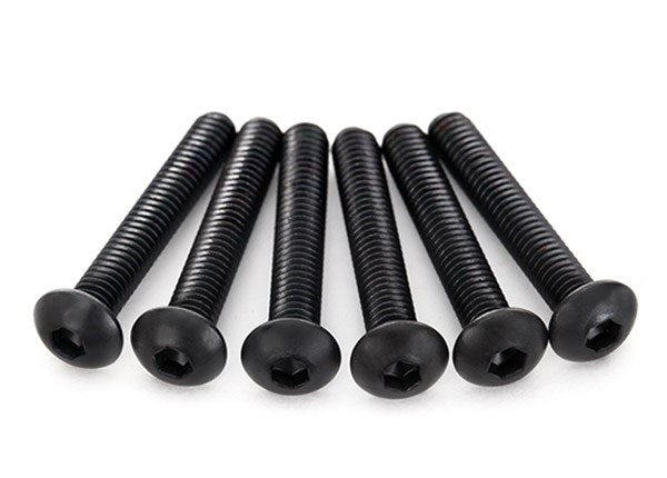 Traxxas 2597 - Screws 4x22mm button-head machine (hex drive) (6)