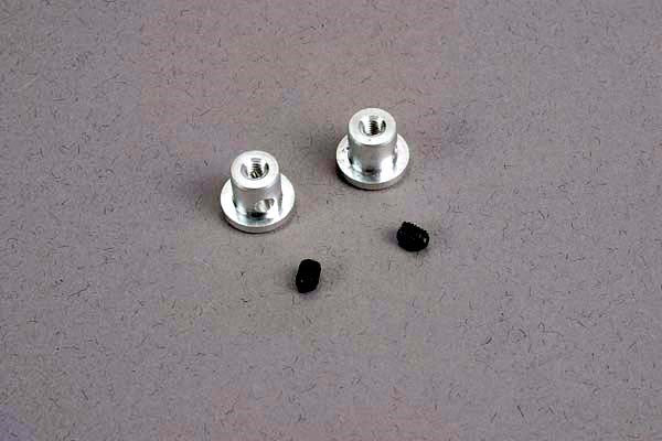 Traxxas 2615 - Wing buttons (2)/ set screws (2)/ spacers (2)/ 3x8mm CS (2)