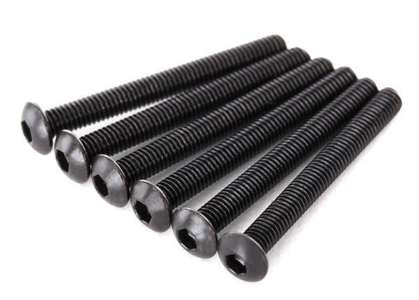 Traxxas 2616 - Screws 3x27mm button-head machine (hex drive) (6)