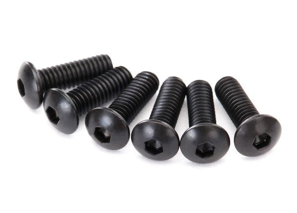 Traxxas 2617 - Screws 2.5x8mm button-head machine (hex drive) (6)