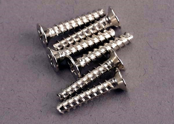 Traxxas 2649 - Screws 3x15mm countersunk self-tapping (6)