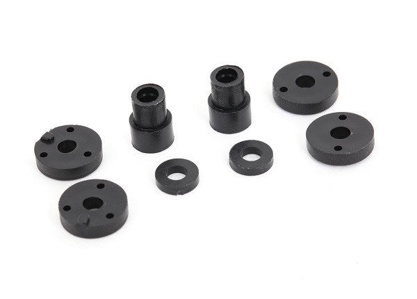 Traxxas 2669 - Piston head set (2-hole (2)/ 3-hole (2))/ shock mounting bushings & washers (2) (Big Bore Shocks)