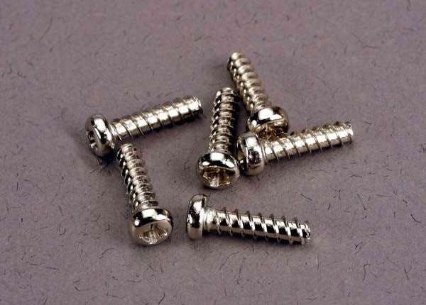 Traxxas 2673 - Screws 2.6X10Mm Roundhead Self-Tapping (6)