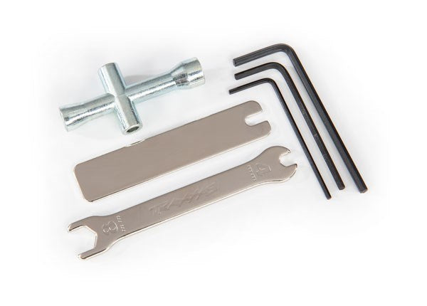 Traxxas 2748R - Tool set (includes 1.5mm hex wrench / 2.0mm hex wrench / 2.5mm hex wrench/ 4-way wrench/ 8mm & 4mm wrench/ U-joint wrench)