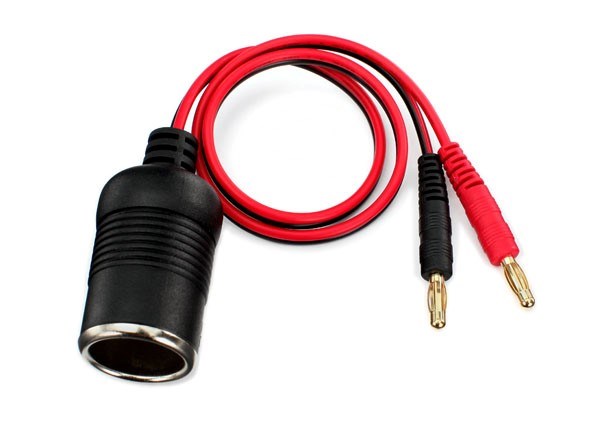 Traxxas 2980 - 12V Adapter (Female) To Bullet Connectors