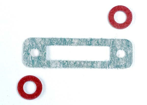 Traxxas 3156 - Exhaust header gasket (1)/ gaskets pressure fitting (2) (for side exhaust engines only)