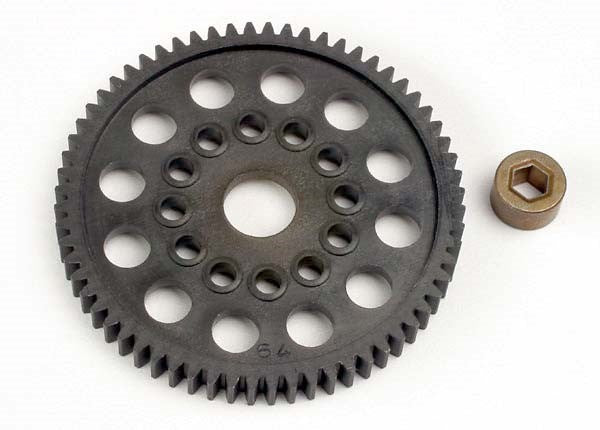 Traxxas 3164 - Spur Gear (64-Tooth) (32-Pitch) W/Bushing