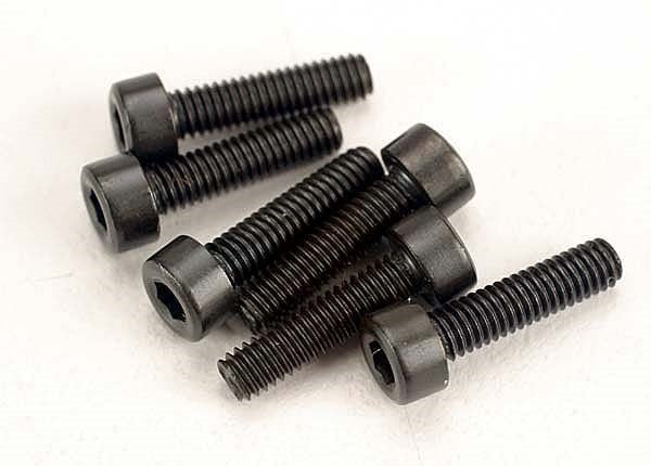 Traxxas 3229 - Screws 2.5x10mm cap-head machine (hex drive) (6)