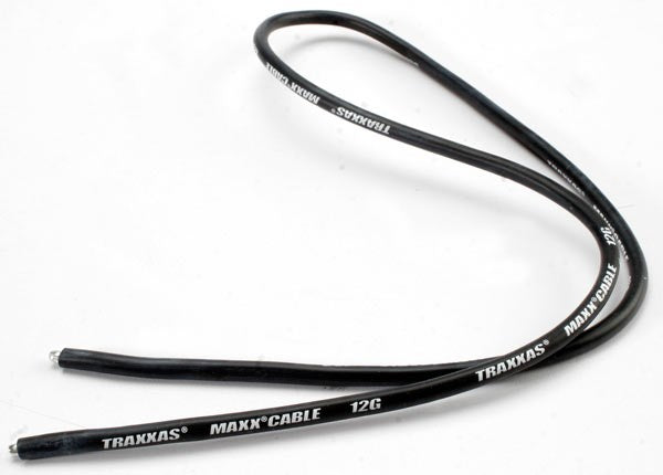 Traxxas 3343 - Wire 12-gauge silicone (Maxx Cable) (650mm or 26 inches) (Black)