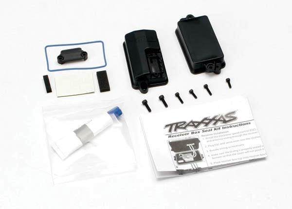 Traxxas 3628 - Box receiver (sealed)/ foam pad/ 2.5x8mm CS (4)/ 3x10mm CS (2)