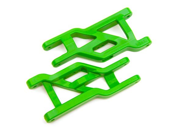 Traxxas 3631G - Suspension arms green front heavy duty (2)