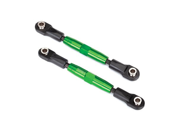 Traxxas 3643G Camber links front (TUBES green-anodized 7075-T6 aluminum stronger than titanium)