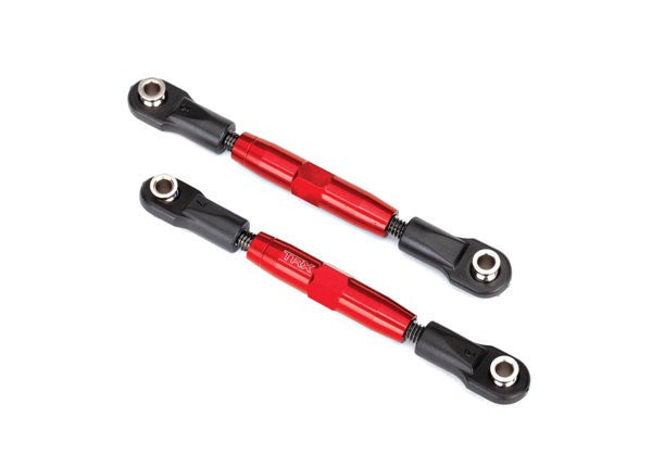Traxxas 3643R Camber links front (TUBES red-anodized 7075-T6 aluminum stronger than titanium)
