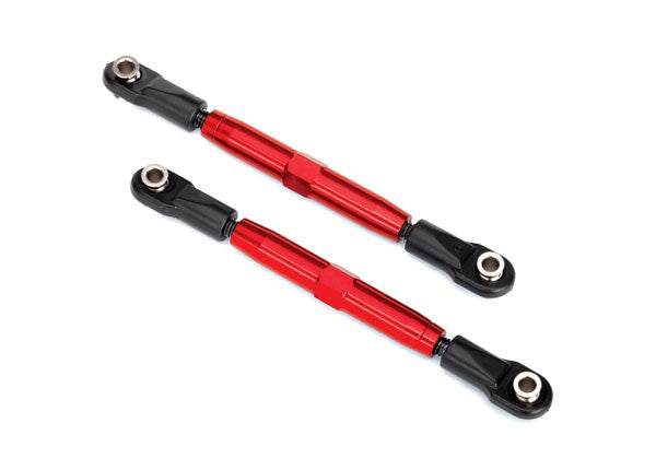 Traxxas 3644R Camber links rear (TUBES red-anodized 7075-T6 aluminum stronger than titanium)