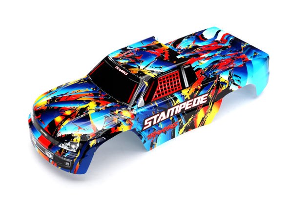 Traxxas 3648 BODY STAMPEDE RNR DECAL APPLD