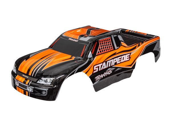 Traxxas 3651T STMP BODY ORANGE