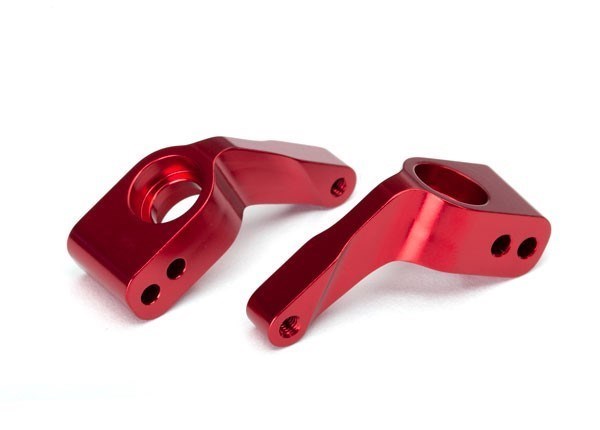 Traxxas 3652X - Stub Axle Carriers Rustler/Stampede/Bandit (Red)