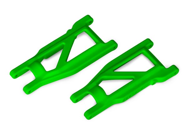 Traxxas 3655G - Suspension arms green front/rear (left & right) (2) (heavy duty cold weather material)