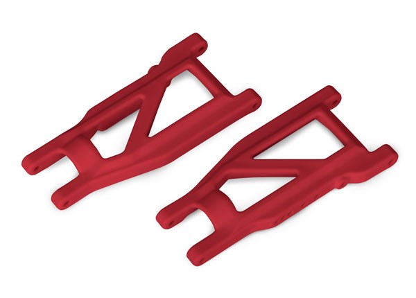 Traxxas 3655L Suspension arms red front/rear (left & right) (2) (heavy duty cold weather material)