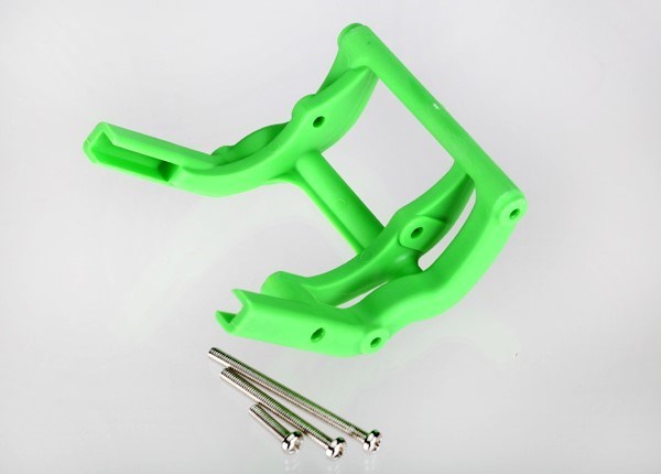 Traxxas 3677A - Wheelie Bar Mount (1) / Hardware (Green)