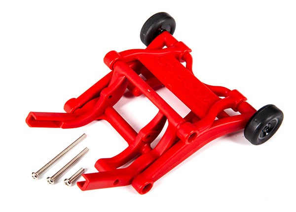 Traxxas 3678R WHEELIE BAR ASSEMBLED RED