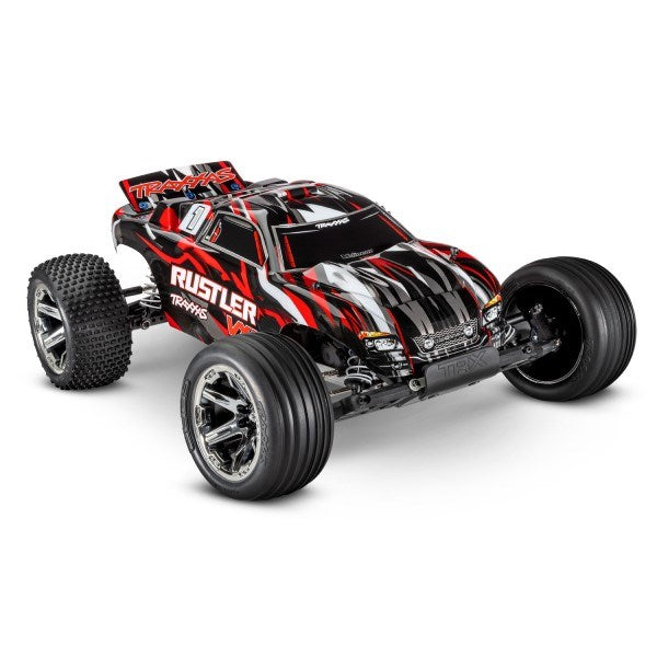 Traxxas 37076-74 - Rustler VXL: 1/10 2WD RTR Stadium Truck w/TSM (Magnum 272R Trans.)