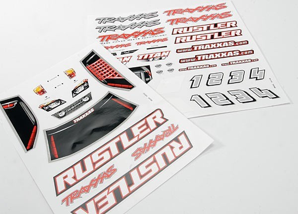 Traxxas 3716 - Decal Sheets Rustler