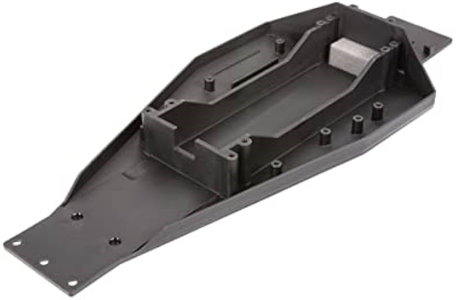 Traxxas 3728 LOWER CHASSIS BLACK 166MM BATT COMPARTMENT