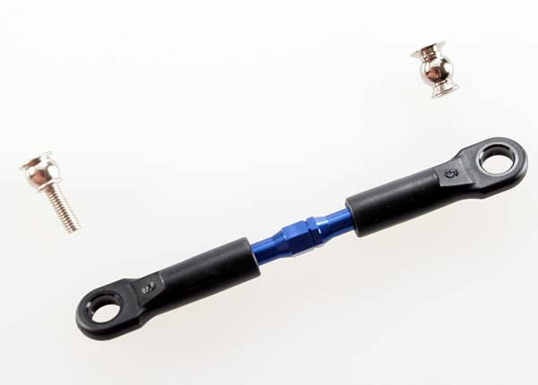 Traxxas 3737A - Turnbuckle aluminum (blue-anodized) camber link front 39mm (1)