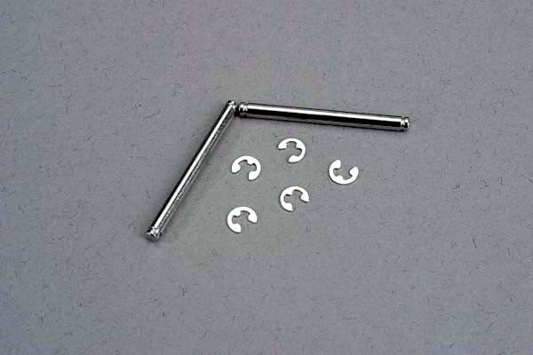 Traxxas 3740 - Suspension pins 2.5x31.5mm (king pins) w/ E-clips (2) (strengthens caster blocks)