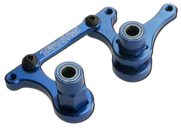 Traxxas 3743A - Steering Bellcranks Drag Link (Blue-Anodized T6 Alumin