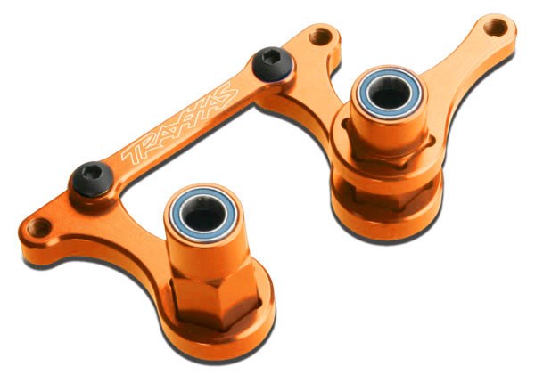 Traxxas 3743T BELLCRANKS/DRAGLINK ALUM ORNG