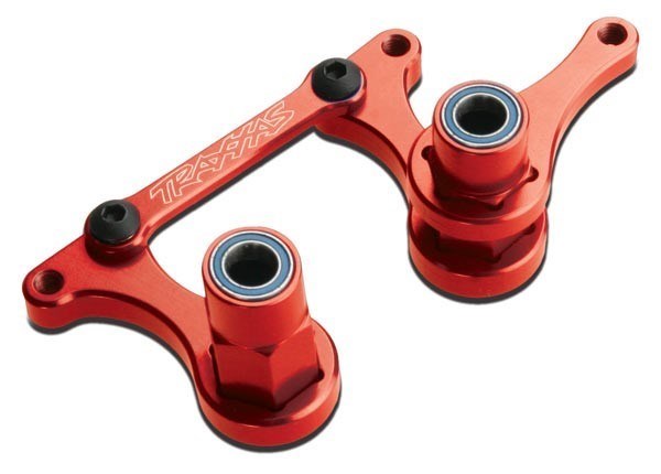 Traxxas 3743X - Steering Bellcranks Drag Link (Red-Anodized T6 Aluminu