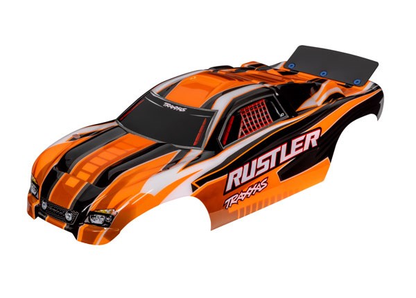 Traxxas 3750T RUSTLER BODY ORANGE