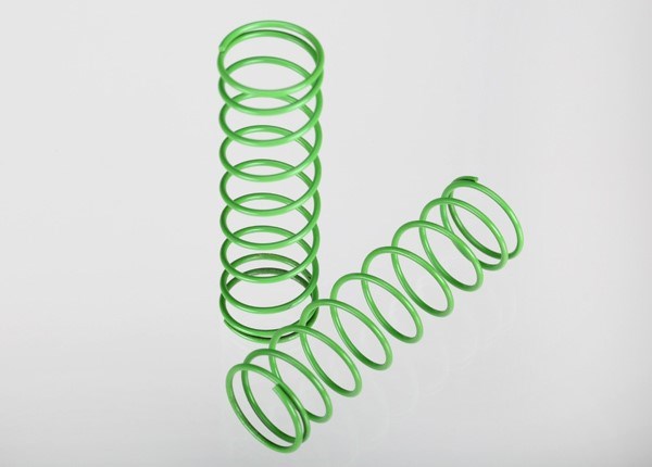 Traxxas 3758A - Springs front (green) (2)