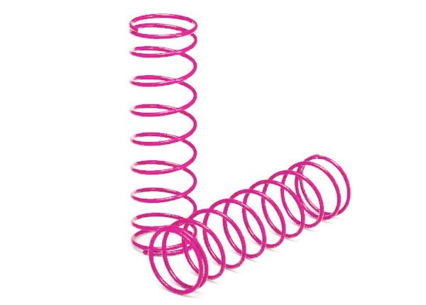 Traxxas 3758P - Springs pink (front) (2)