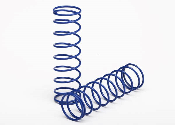 Traxxas 3758T - Springs blue (front) (2)